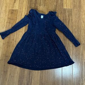 GAP Navy Glitter Kids Dress